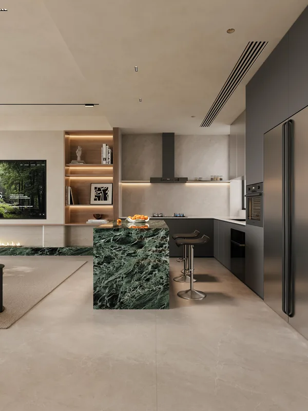 Custom kitchen cabinetry