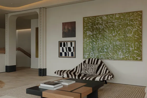 Living room joinery detail