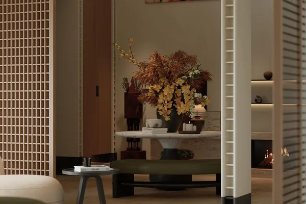 Living room TV joinery